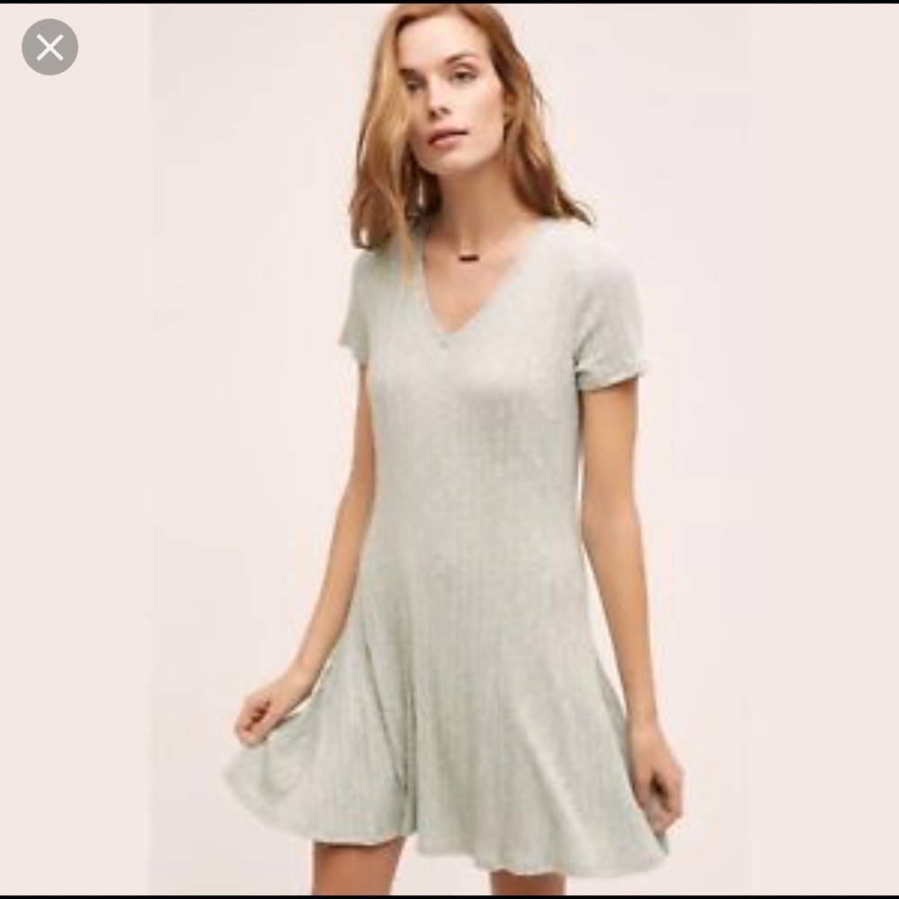 Dolan Left Coast Collection green ribbed dress